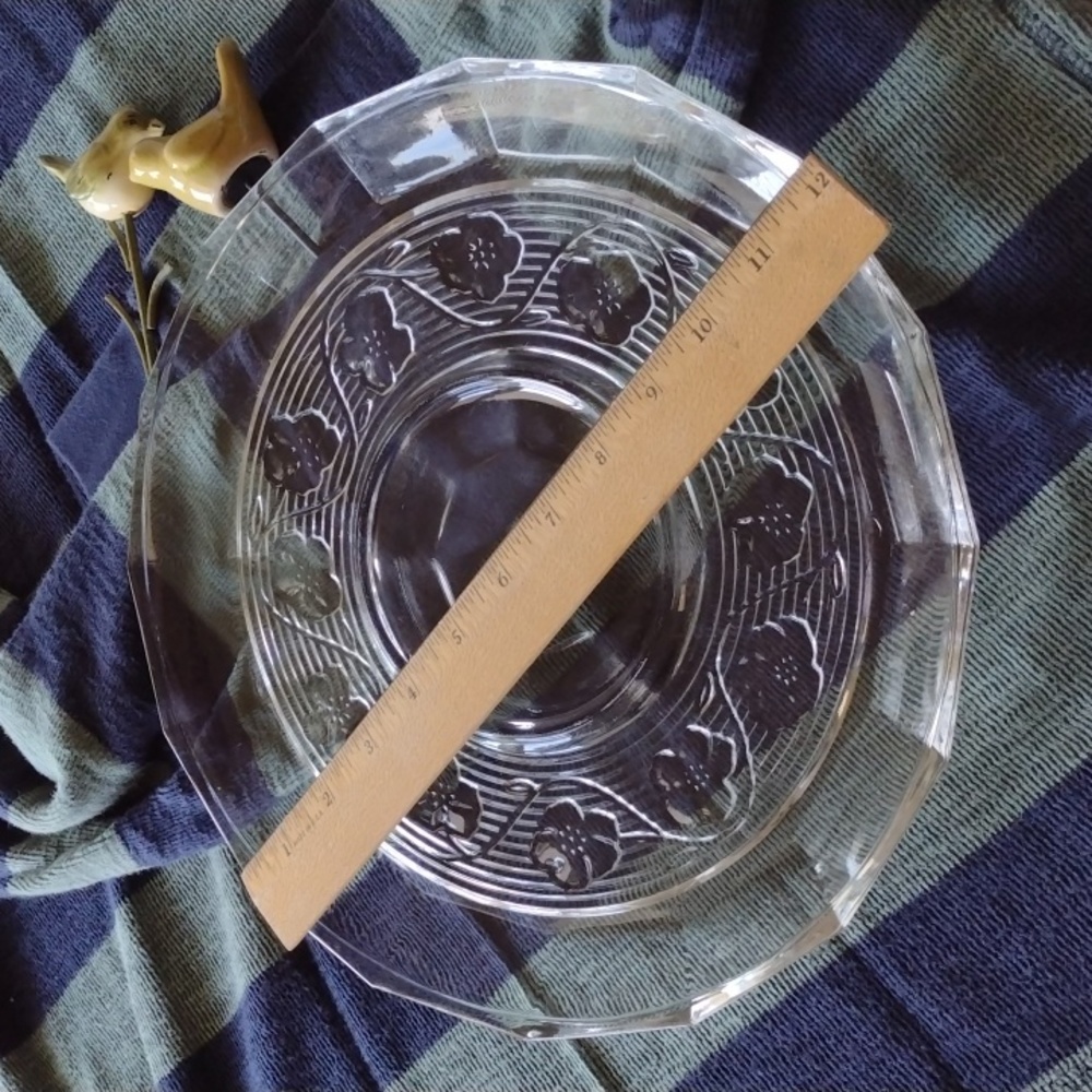 Unbranded Morning Glory Serving Platter And Bowl - Picture 4 of 8